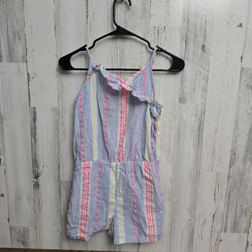 Vineyard Vines Girls Striped Sleeveless Romper Size Large